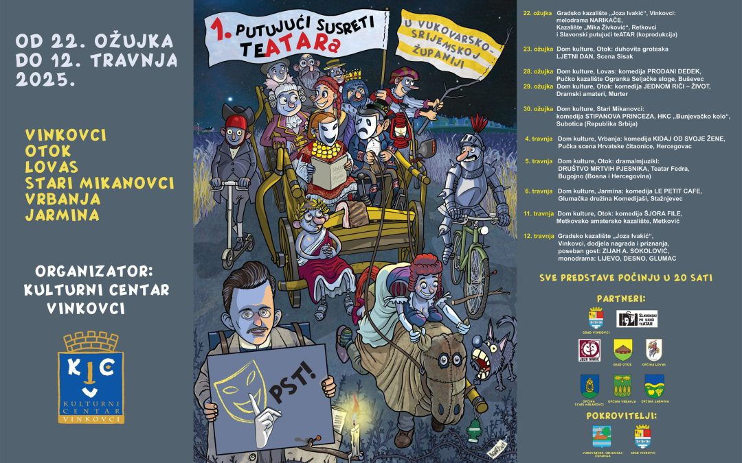 1. Putujući susreti teATAR-a – novi kazališni festival u Vukovarsko-srijemskoj županiji